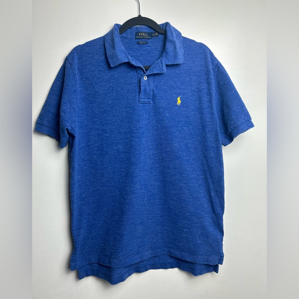 Polo Ralph Lauren Custom Fit  Men’s Blue Polo Shirt Size Large